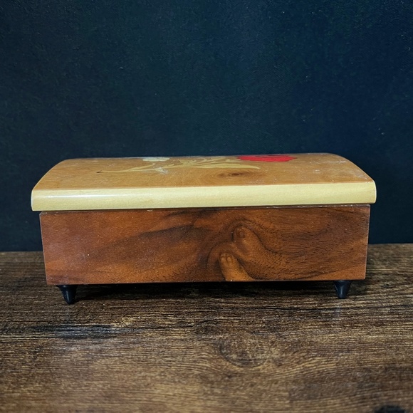 Wooden Music Jewelry Box - Picture 4 of 11